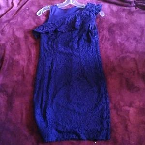 Purple formal dress